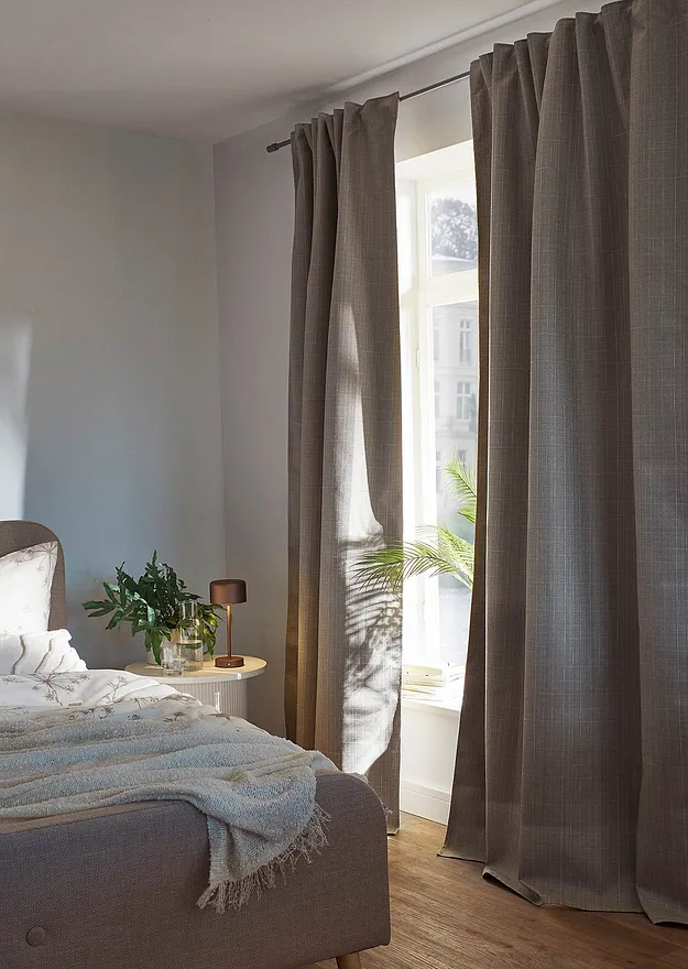 Casa & Giardino - Tende oscuranti strutturate (pacco da 2) - Grigio