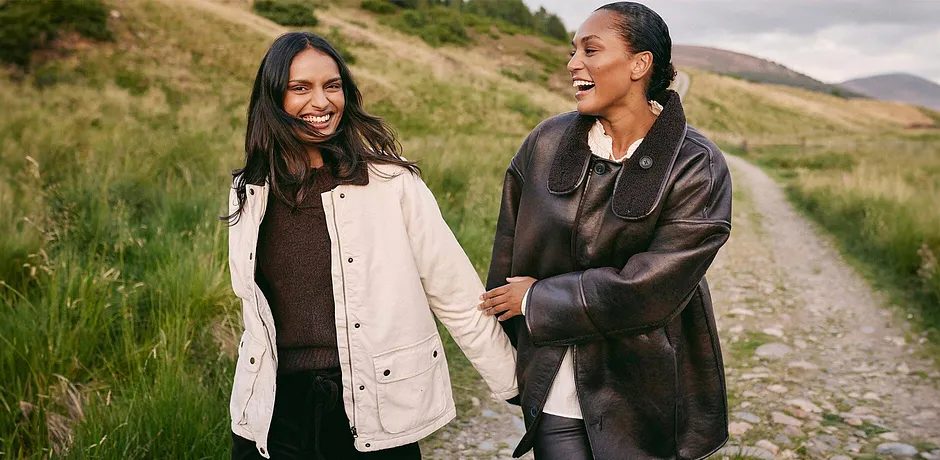 Donna - Giacca in twill imbottita - Beige