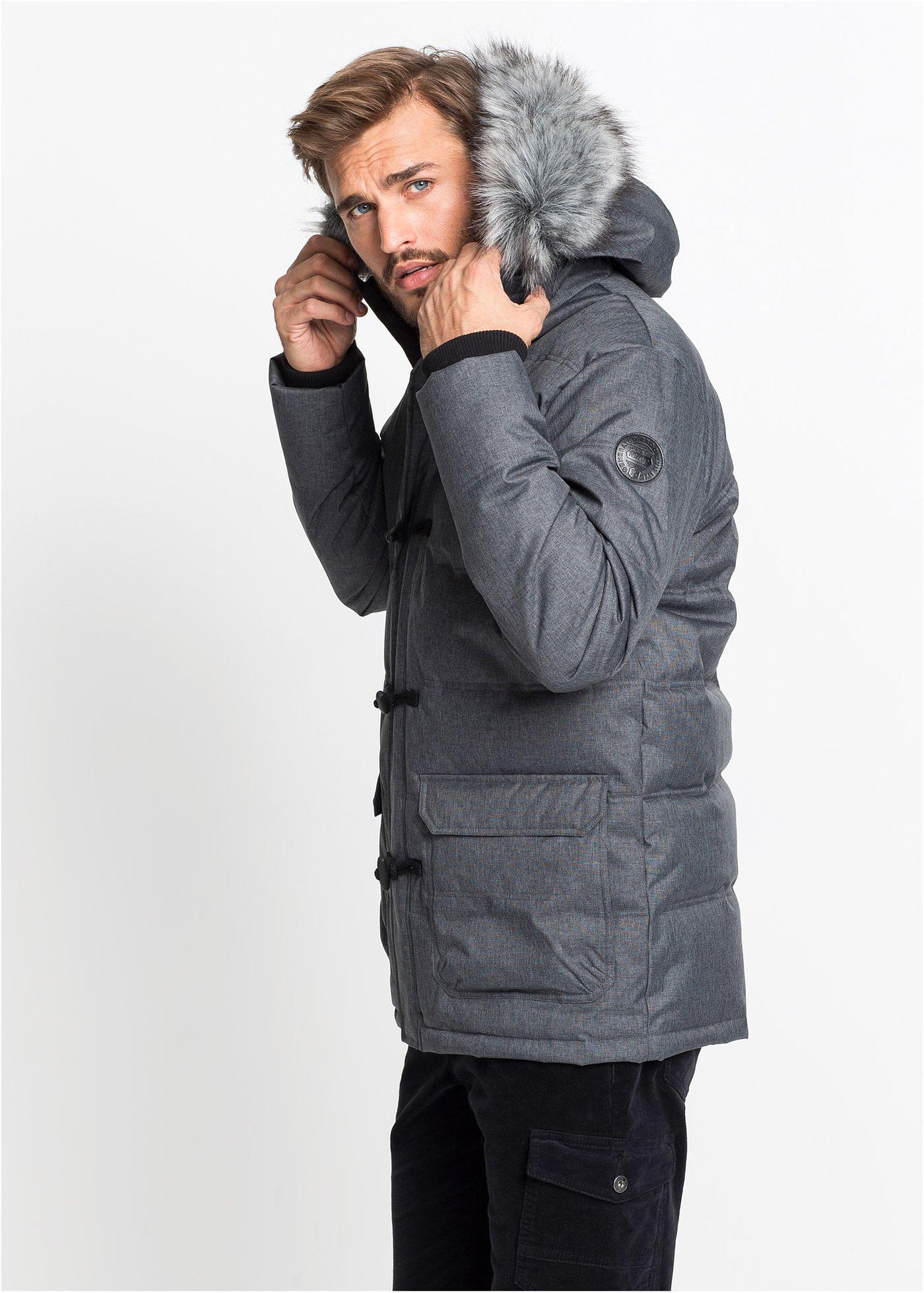 Giacca Invernale Regular Fit Grigio Melange Uomo Bonprix It