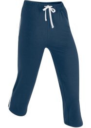 Pantaloni capri sportivi aderenti in cotone, bpc bonprix collection