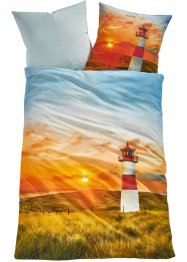 Biancheria da letto double-face con paesaggio marino, bpc living bonprix collection