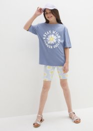 T-shirt oversize e pantaloncini (set 2 pezzi), bpc bonprix collection