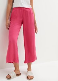 Pantaloni con cinta comoda e spacco al fondo in Lyocell, bpc bonprix collection