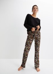 Pantaloni pigiama lunghi con laccetto, bpc bonprix collection