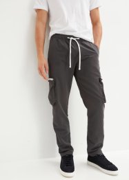 Pantaloni cargo con elastico in vita in poliestere riciclato regular fit, straight, RAINBOW