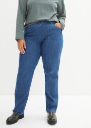Jeans straight lunghi, vita media (pacco da 2), bpc bonprix collection