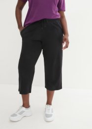 Pantaloni da jogging al polpaccio in cotone biologico, bpc bonprix collection