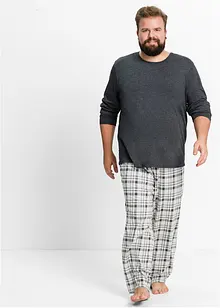 Pigiama con cotone biologico e maniche lunghe, bonprix Pigiama con cotone biologico e maniche lunghe, bonprix