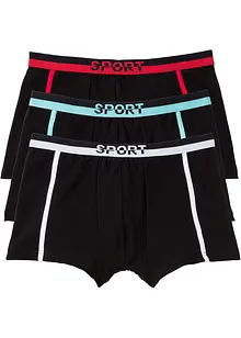 Boxer aderenti con cotone (pacco da 3), bonprix Boxer aderenti con cotone (pacco da 3), bonprix