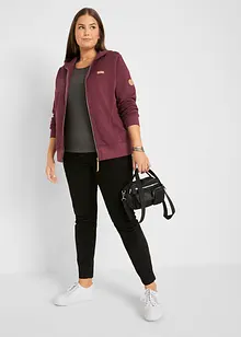 Felpa con zip e cappuccio in puro cotone, bonprix Felpa con zip e cappuccio in puro cotone, bonprix