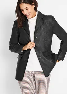 Blazer lungo in similpelle, bonprix Blazer lungo in similpelle, bonprix
