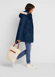 Parka imbottito con pelliccia sintetica, bonprix Parka imbottito con pelliccia sintetica, bonprix