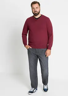 Maglione in filato fine con scollo a V, bonprix Maglione in filato fine con scollo a V, bonprix