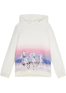 Felpa con cappuccio in puro cotone, bonprix Felpa con cappuccio in puro cotone, bonprix