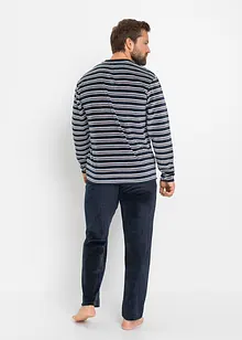 Pigiama in ciniglia morbida a maniche lunghe, bonprix Pigiama in ciniglia morbida a maniche lunghe, bonprix