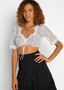 Camicetta bavarese in pizzo, bonprix Camicetta bavarese in pizzo, bonprix