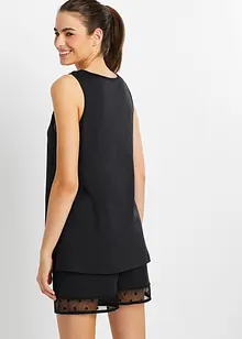 Pigiama estivo con inserto in pizzo, bonprix Pigiama estivo con inserto in pizzo, bonprix