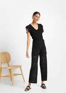 Pantaloni in maglia con elastico in vita, bonprix Pantaloni in maglia con elastico in vita, bonprix