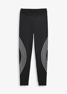 Leggings termici cropped con dettagli riflettenti, bonprix Leggings termici cropped con dettagli riflettenti, bonprix