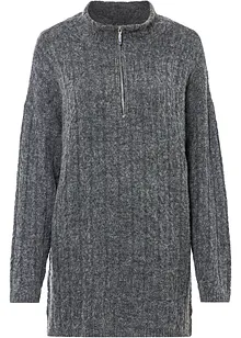 Maglione lungo a trecce, bonprix Maglione lungo a trecce, bonprix