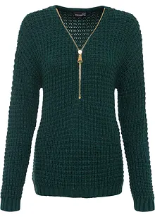 Maglione con cerniera, bonprix Maglione con cerniera, bonprix