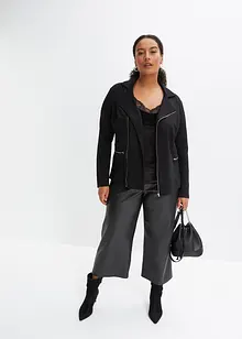 Giacca stile biker in misto viscosa, bonprix Giacca stile biker in misto viscosa, bonprix