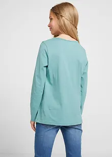 Maglia a maniche lunghe in puro cotone (pacco da 2), bonprix Maglia a maniche lunghe in puro cotone (pacco da 2), bonprix