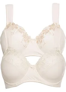 Reggiseno con ferretto e spalline imbottite (pacco da 2), bonprix Reggiseno con ferretto e spalline imbottite (pacco da 2), bonprix