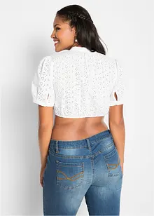 Camicetta bavarese in pizzo traforato, bonprix Camicetta bavarese in pizzo traforato, bonprix