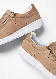 Sneaker in pelle scamosciata, bonprix Sneaker in pelle scamosciata, bonprix