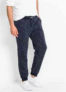 Pantaloni da jogging melange con bordi a costine, bonprix Pantaloni da jogging melange con bordi a costine, bonprix
