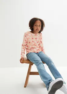 Maglia a maniche lunghe in puro cotone biologico (pacco da 3), bonprix Maglia a maniche lunghe in puro cotone biologico (pacco da 3), bonprix