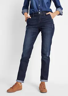 Jeans boyfriend elasticizzati e confortevoli, vita media, bonprix Jeans boyfriend elasticizzati e confortevoli, vita media, bonprix