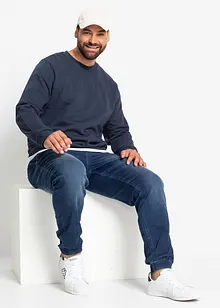 Jeans in felpa con elastico in vita regular fit, straight, bonprix Jeans in felpa con elastico in vita regular fit, straight, bonprix