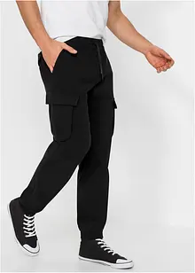 Pantaloni cargo elasticizzati con elastico in vita regular fit, straight, bonprix Pantaloni cargo elasticizzati con elastico in vita regular fit, straight, bonprix
