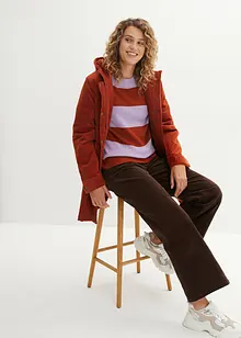 Maglione con scollo rotondo in maglia fine color block, bonprix Maglione con scollo rotondo in maglia fine color block, bonprix