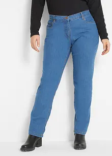 Jeans elasticizzati straight, vita media, bonprix Jeans elasticizzati straight, vita media, bonprix