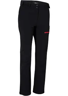 Pantaloni elasticizzati in softshell con tasche, idrorepellenti, bonprix Pantaloni elasticizzati in softshell con tasche, idrorepellenti, bonprix