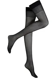 Calze per reggicalze 20 den satin sheer con poliammide riciclata, bonprix Calze per reggicalze 20 den satin sheer con poliammide riciclata, bonprix