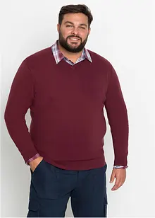 Maglione in filato fine con scollo a V, bonprix Maglione in filato fine con scollo a V, bonprix