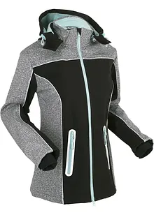 Softshell con dettagli riflettenti, idrorepellente, bonprix Softshell con dettagli riflettenti, idrorepellente, bonprix