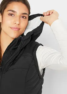 Gilet trapuntato con fodera teddy, bonprix Gilet trapuntato con fodera teddy, bonprix