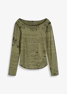 Maglia a maniche lunghe in viscosa morbida, bonprix Maglia a maniche lunghe in viscosa morbida, bonprix