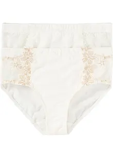 Slip modellante con ricami (pacco da 2), bonprix Slip modellante con ricami (pacco da 2), bonprix