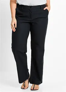 Pantaloni in tessuto misto lino e cotone, bonprix Pantaloni in tessuto misto lino e cotone, bonprix
