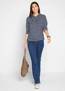 Jeans bootcut in cotone biologico, vita media, bonprix Jeans bootcut in cotone biologico, vita media, bonprix