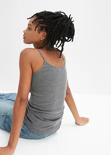 Top con spalline sottili in puro cotone (pacco da 2), bonprix Top con spalline sottili in puro cotone (pacco da 2), bonprix