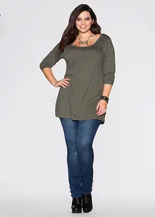 Maglia a maniche lunghe in puro cotone, bonprix Maglia a maniche lunghe in puro cotone, bonprix