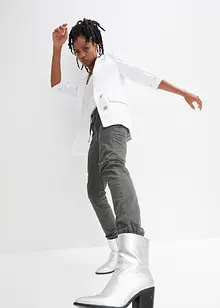 Pantaloni con dettagli in stile biker, bonprix Pantaloni con dettagli in stile biker, bonprix