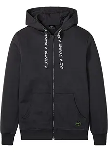 Felpa con zip e cappuccio in puro cotone biologico, bonprix Felpa con zip e cappuccio in puro cotone biologico, bonprix